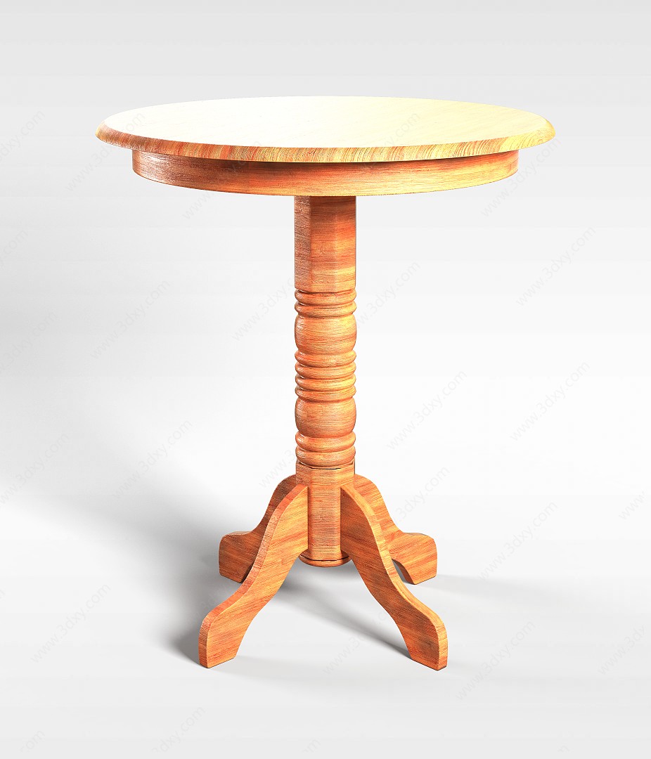 红木桌子3D模型