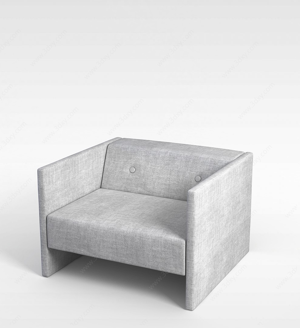 简约现代沙发3D模型