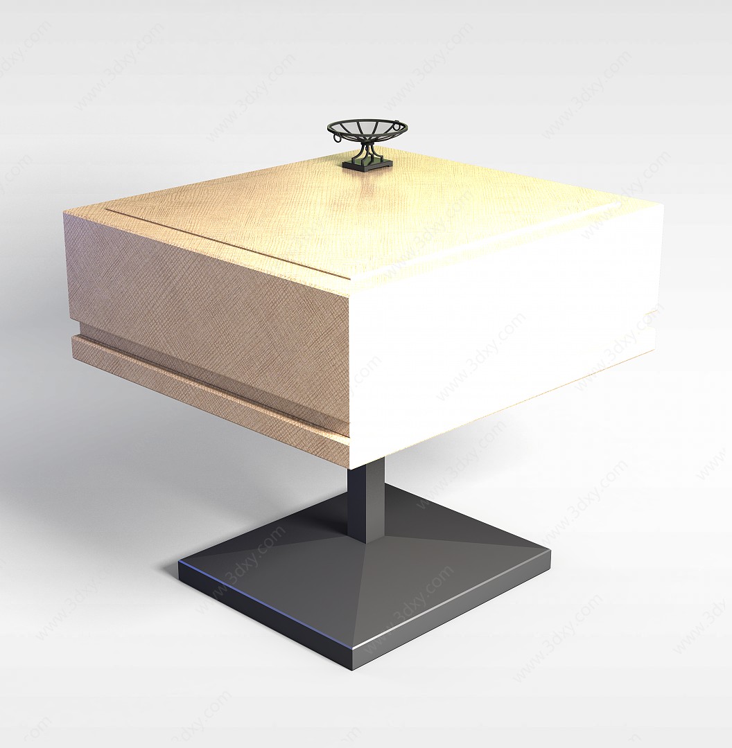 木制简约桌子3D模型