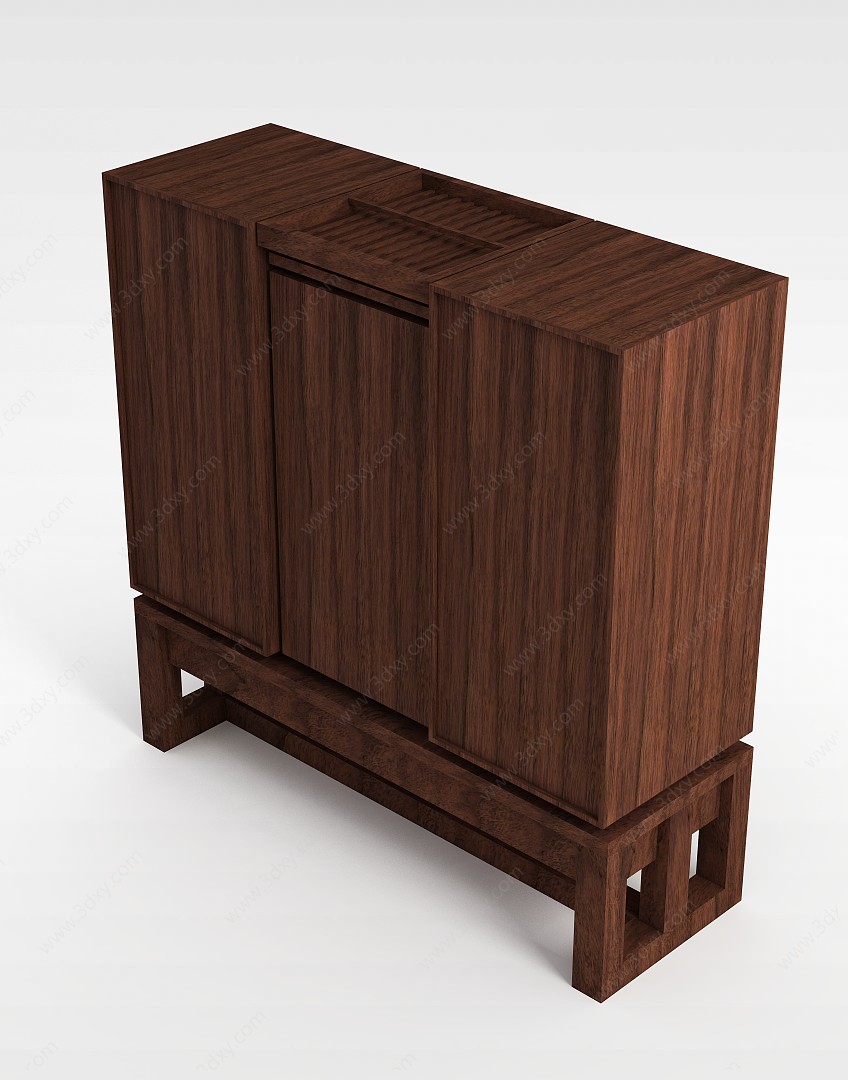 木制柜子3D模型