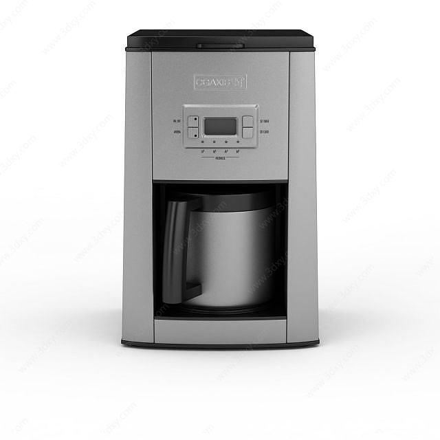 半自动咖啡机3D模型