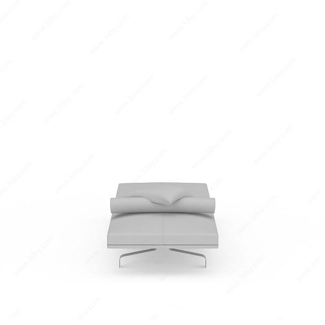 沙发单人床3D模型