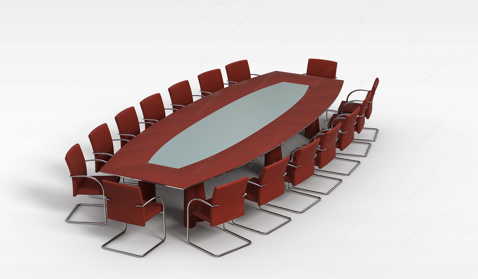 大型会议桌3D模型
