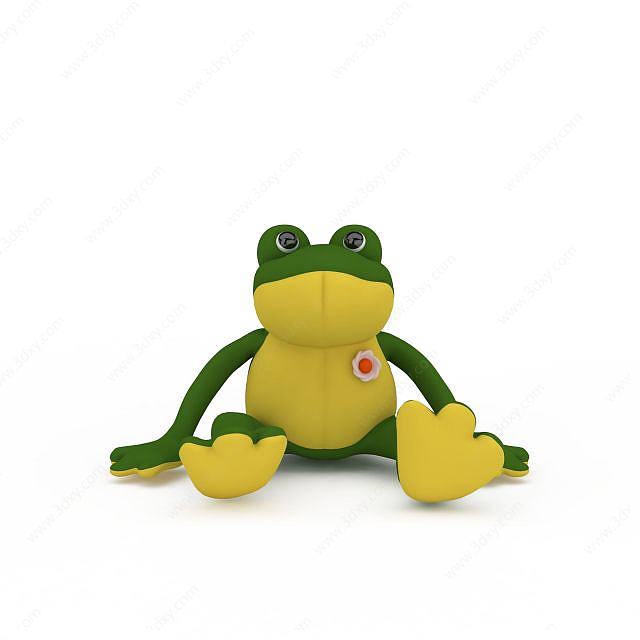 青蛙儿童玩具3D模型