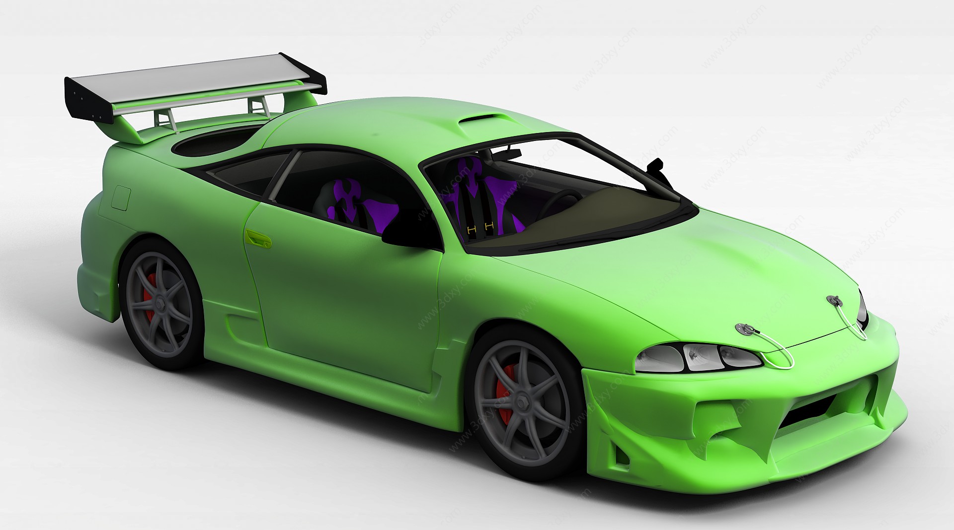荧光绿ECLIPSE3D模型