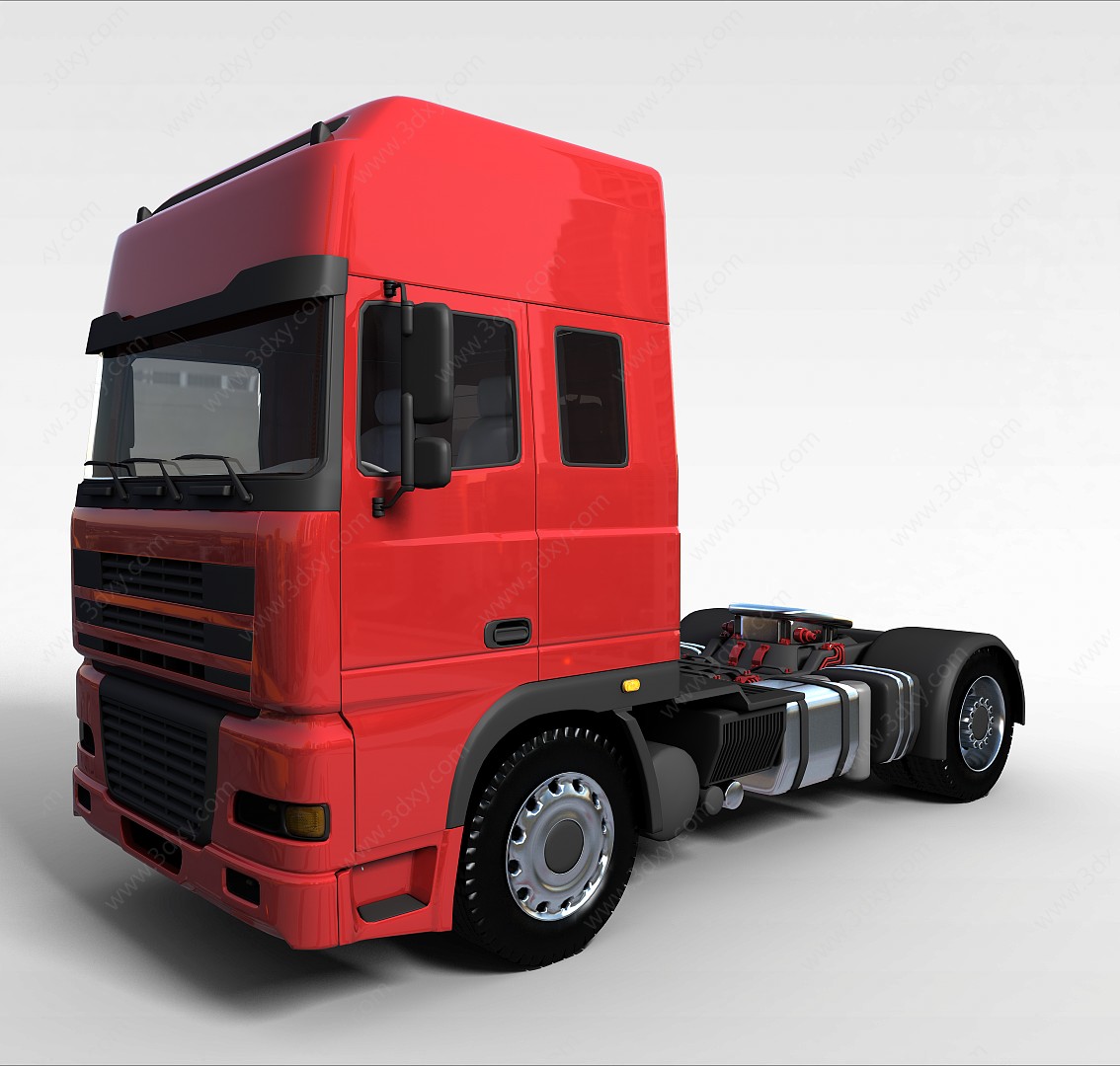 达夫DAF重卡车3D模型
