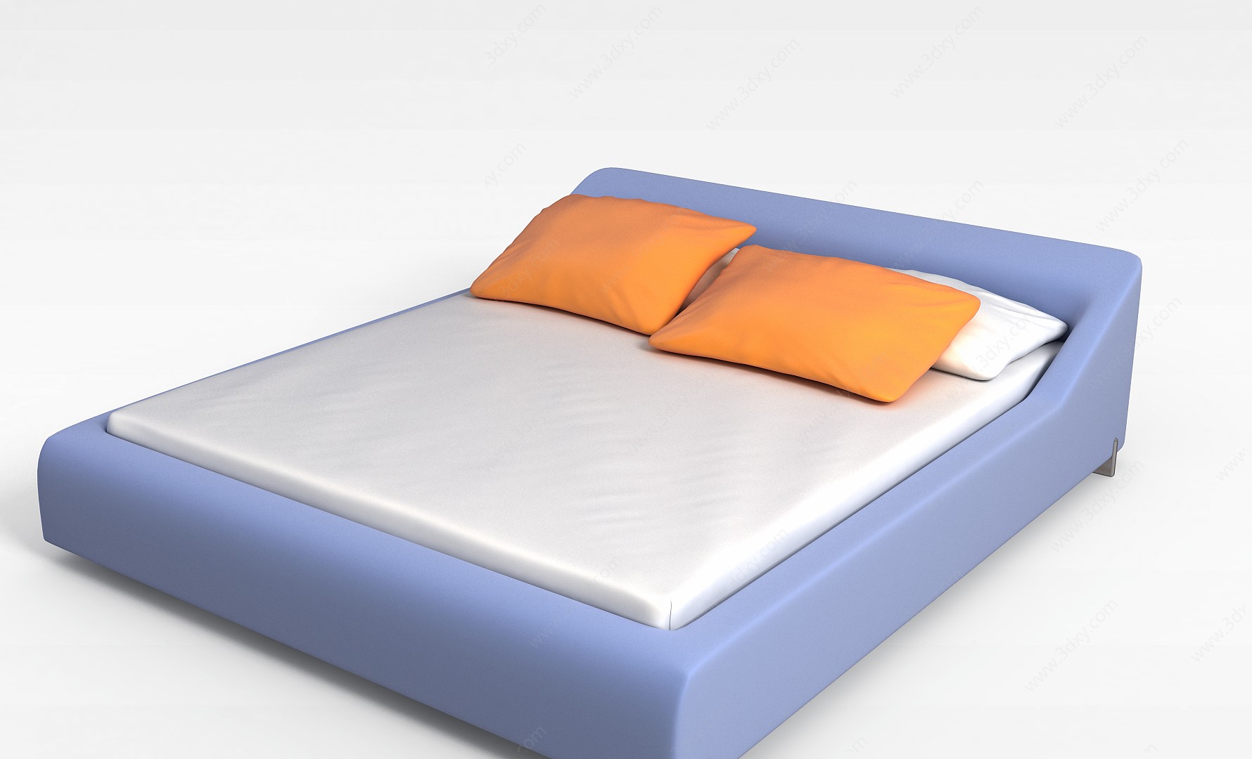休闲床3D模型