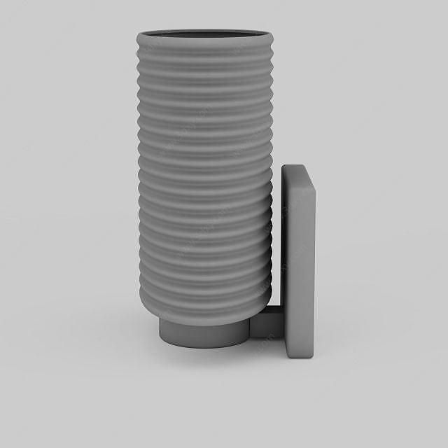 圆柱螺纹灯3D模型