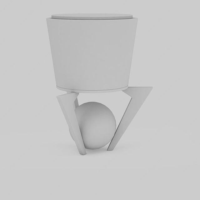 创意台灯3D模型