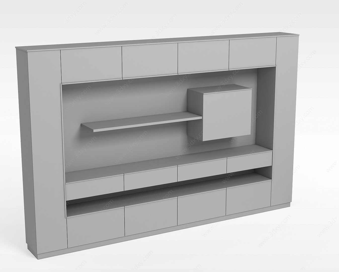 客厅柜子3D模型