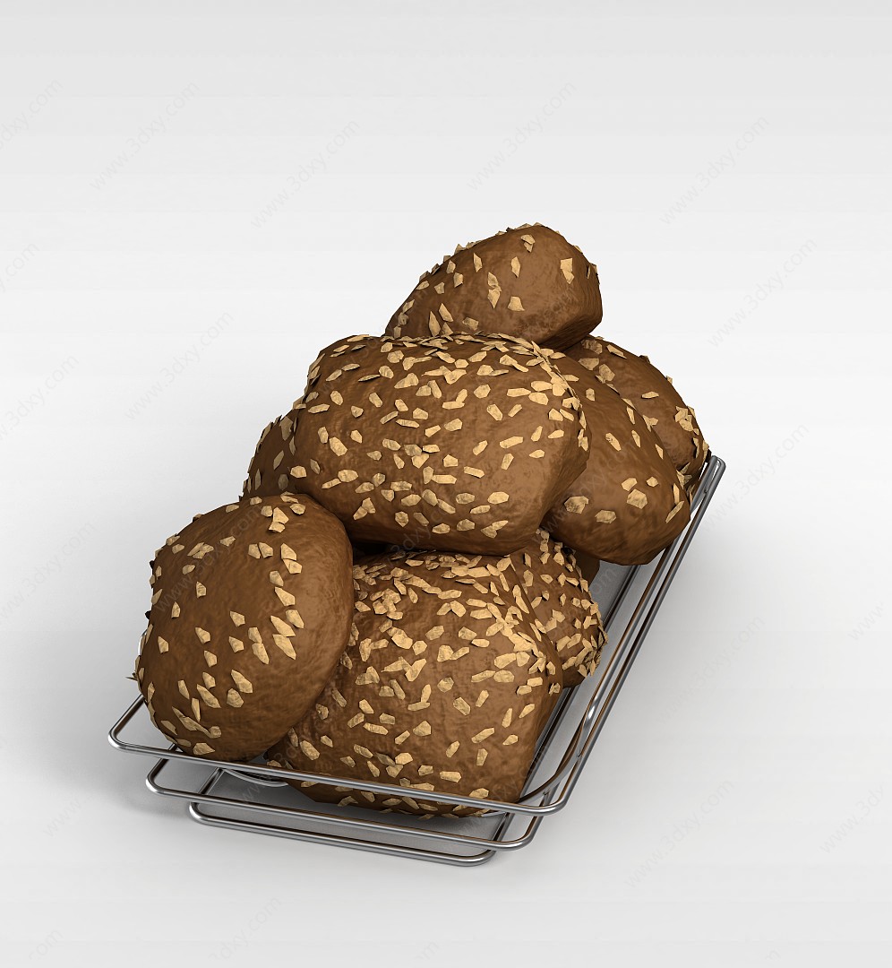 不锈钢蛋糕架3D模型