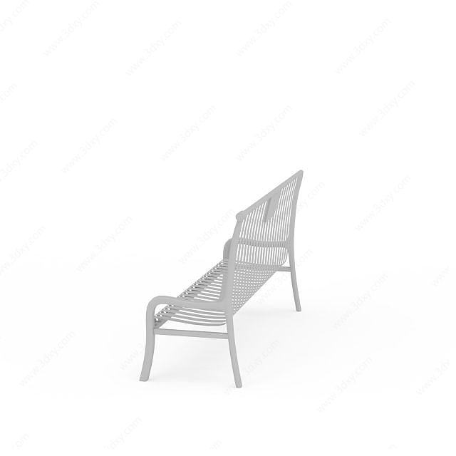公园长椅3D模型