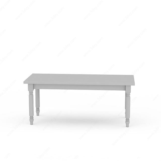 灰色桌子3D模型