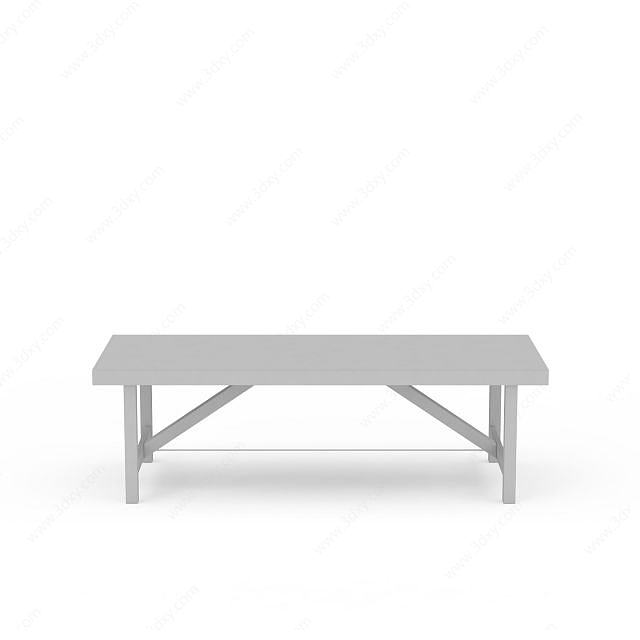 简约家用桌子3D模型