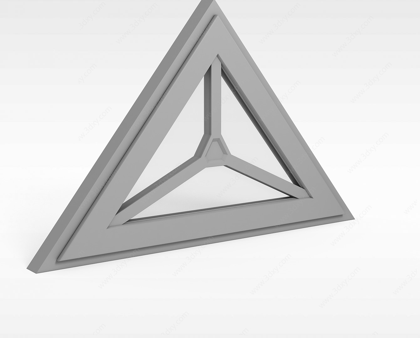 三角玻璃窗3D模型