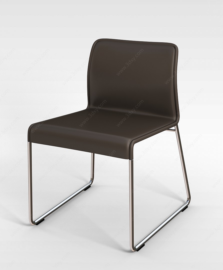 灰色沙发椅3D模型