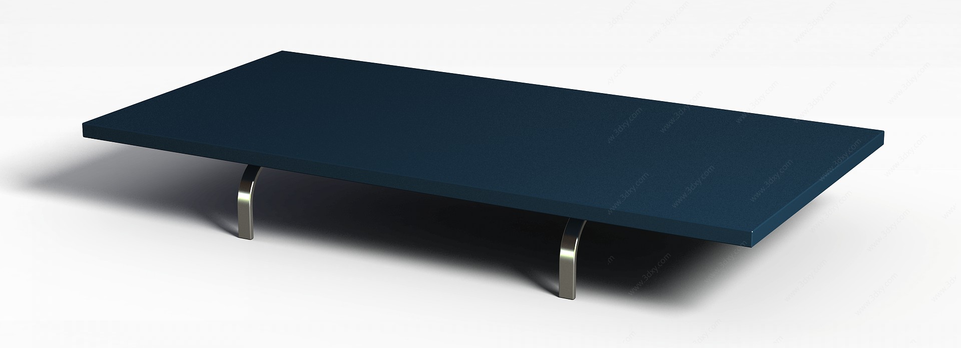现代蓝色桌子3D模型