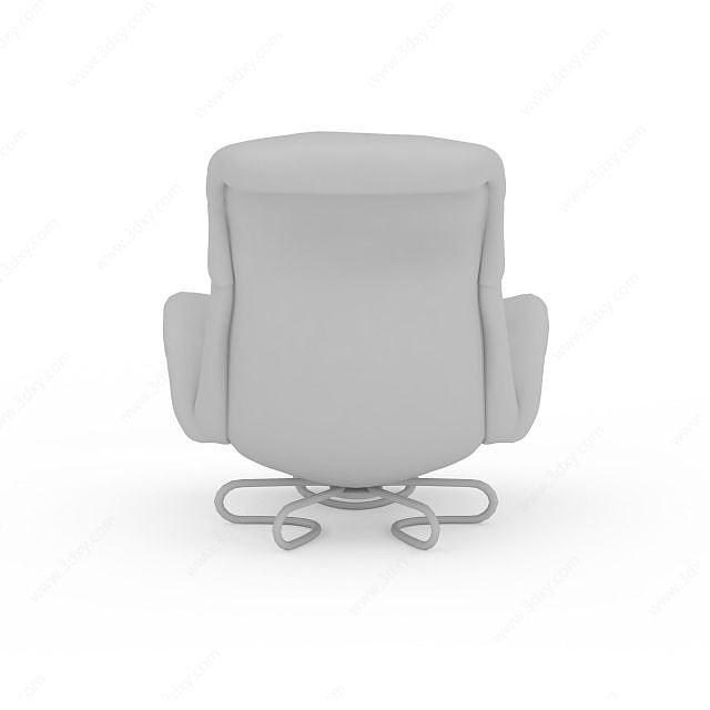 皮质老板椅3D模型