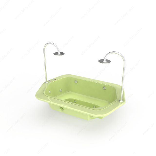 婴儿浴缸3D模型