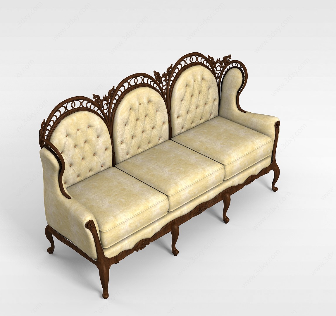 欧式时尚沙发3D模型
