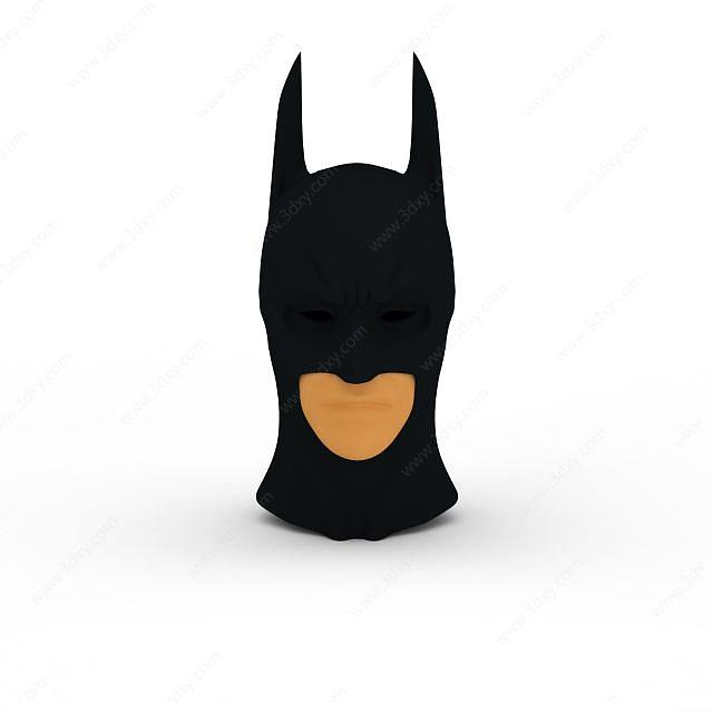 蝙蝠侠头像3D模型