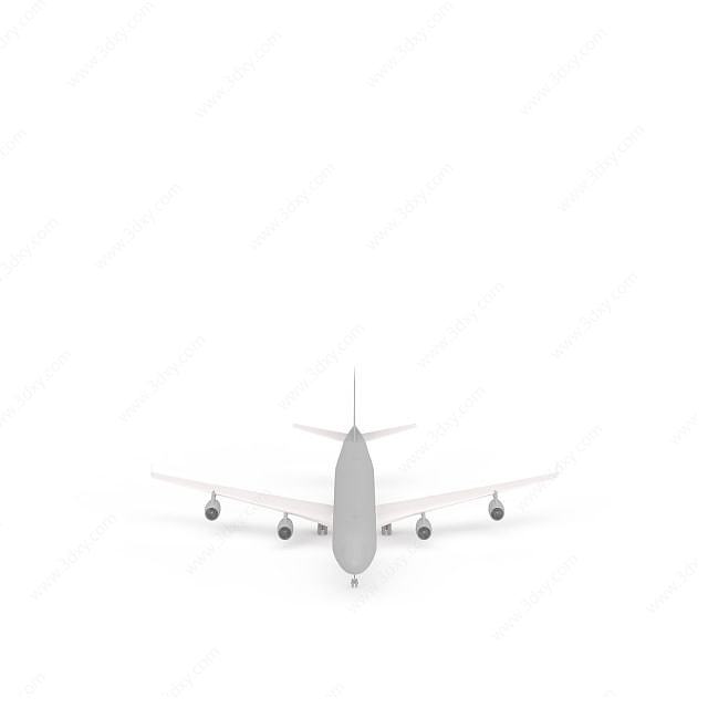 喷气式飞机3D模型