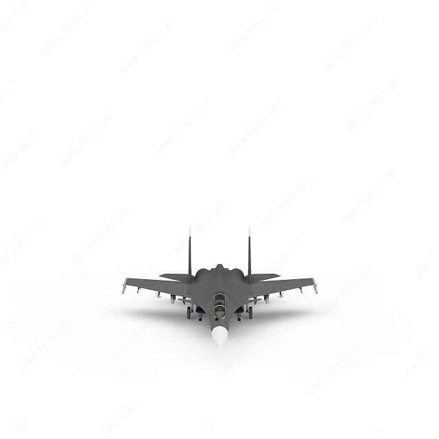 歼敌飞机3D模型