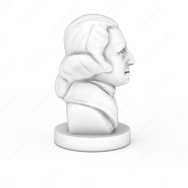 乔治华盛顿雕塑3D模型