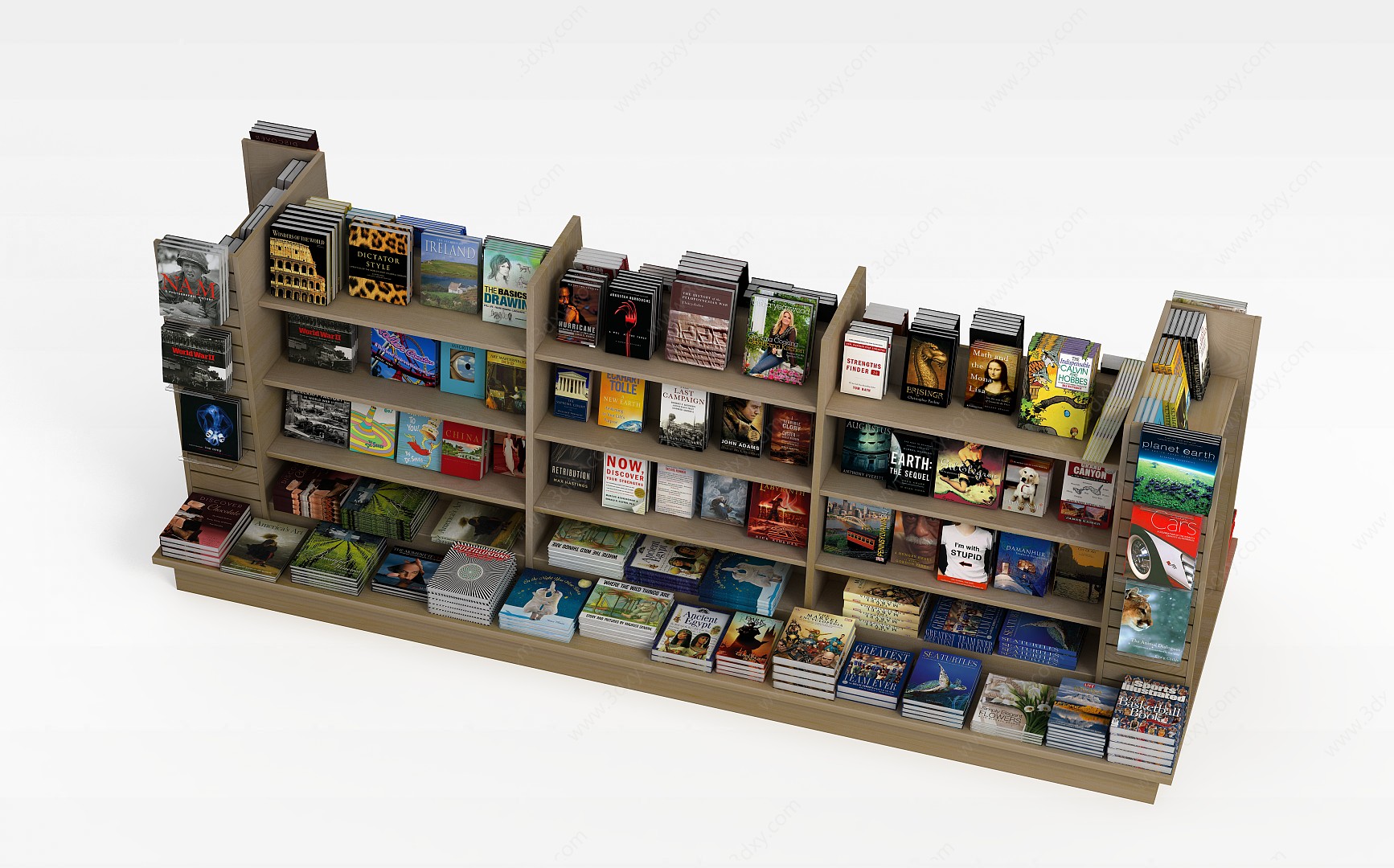 超市书架3D模型