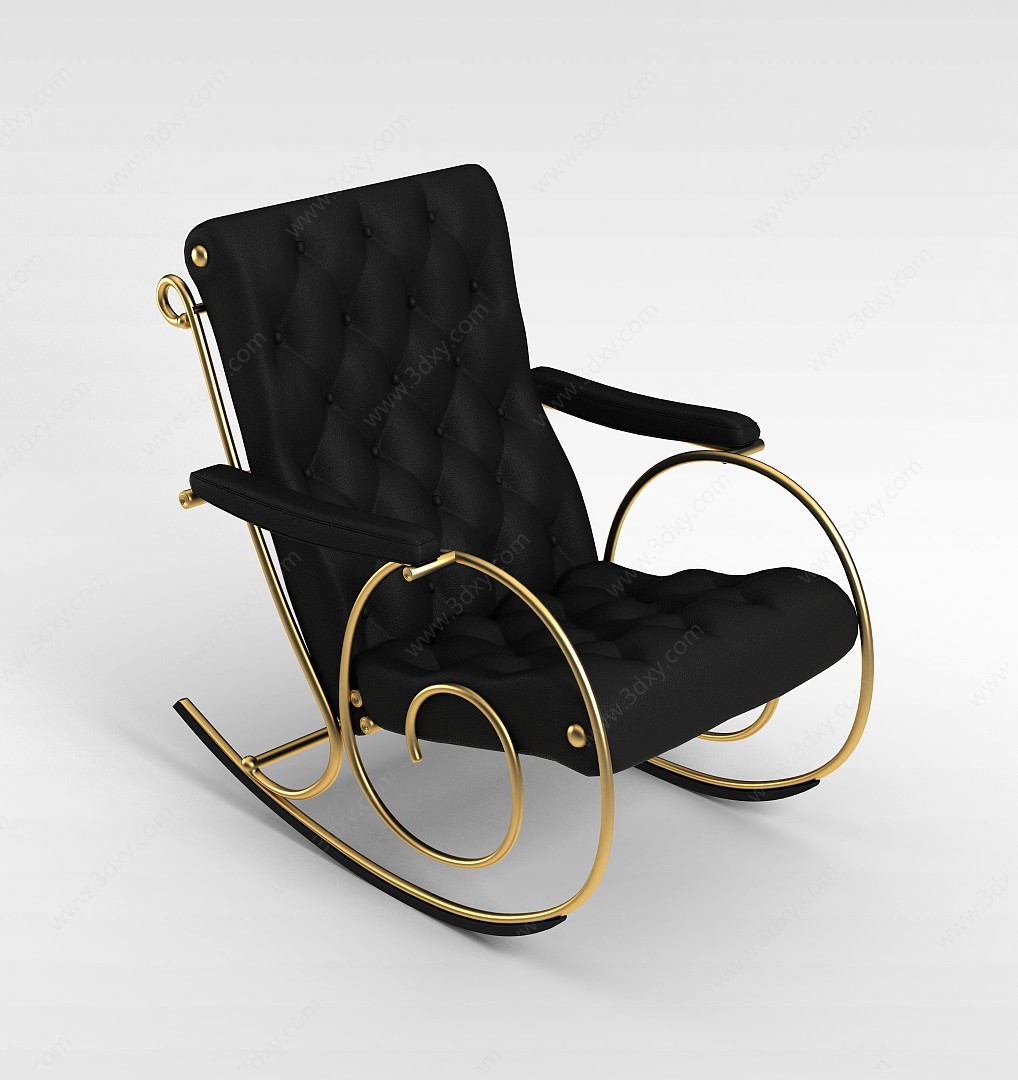 高级摇椅3D模型