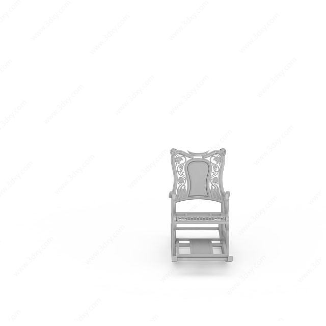 欧式摇椅3D模型