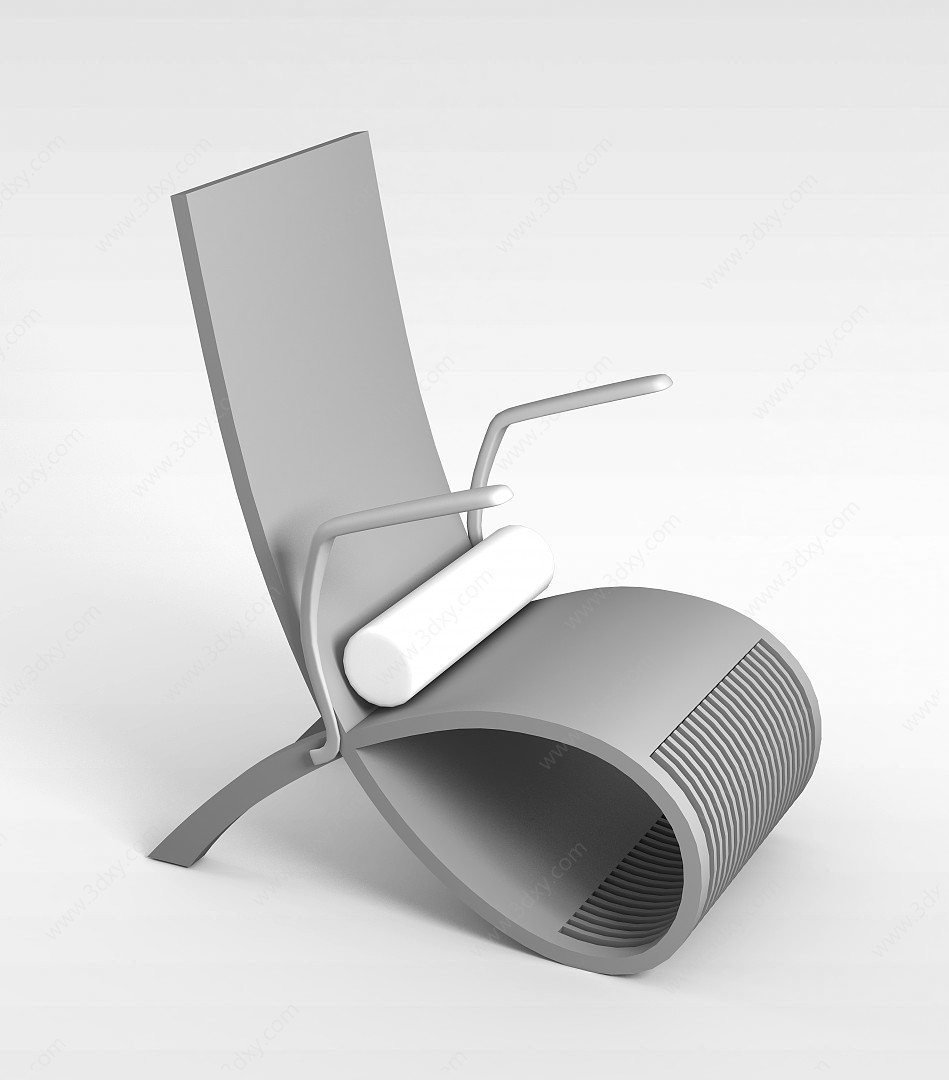 现代摇椅3D模型