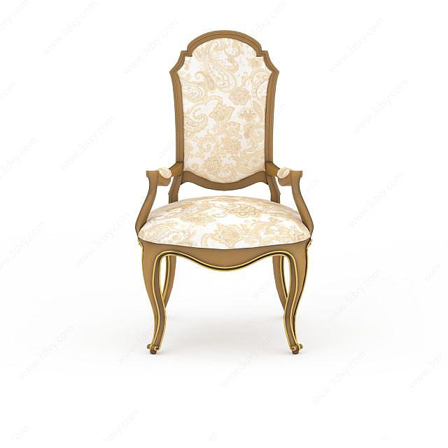 欧式现代椅子3D模型