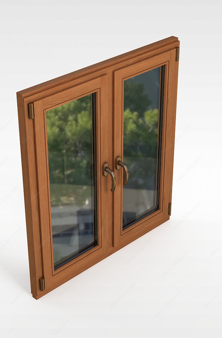 木制窗户3D模型