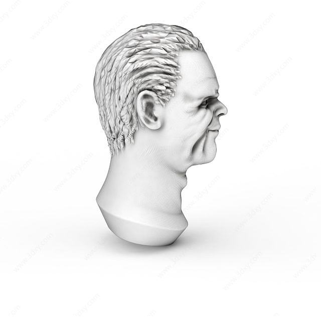 安东尼霍普金斯雕像3D模型