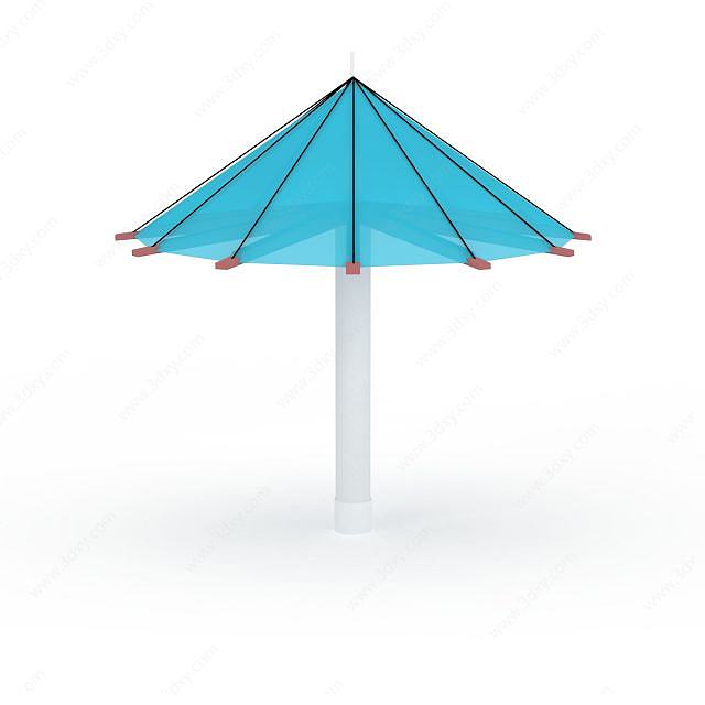 遮阳伞3D模型