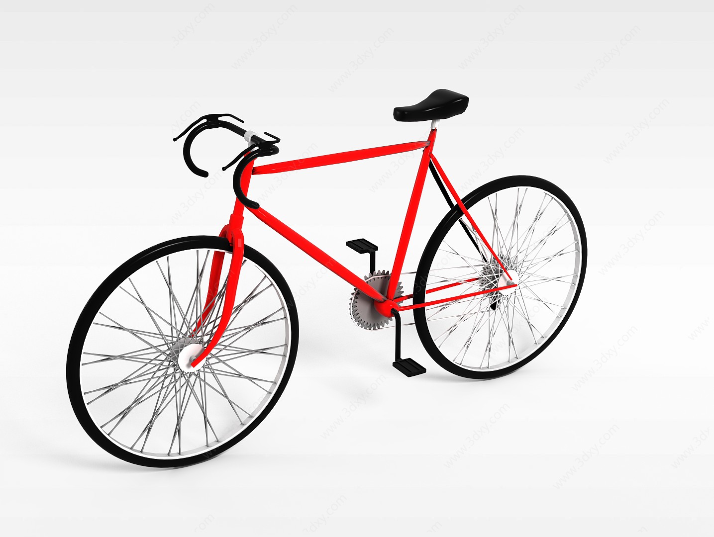 高赛自行车3D模型