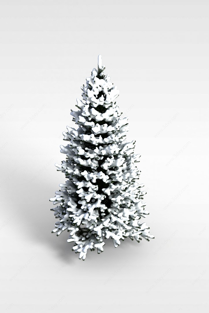 冬日松树3D模型
