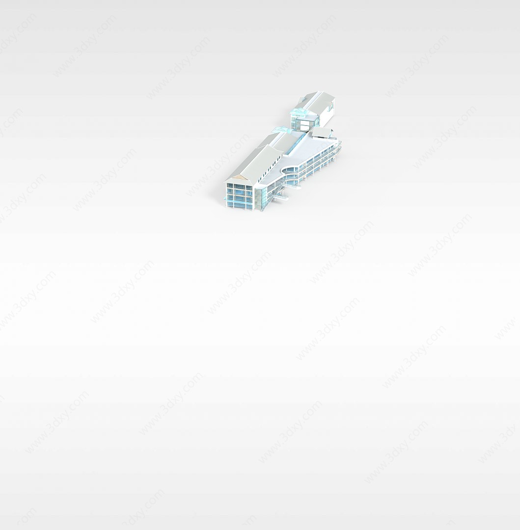 建筑楼群3D模型