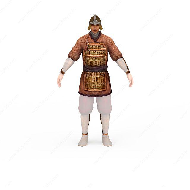 古代士兵3D模型