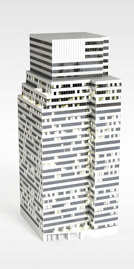 城市建筑3D模型
