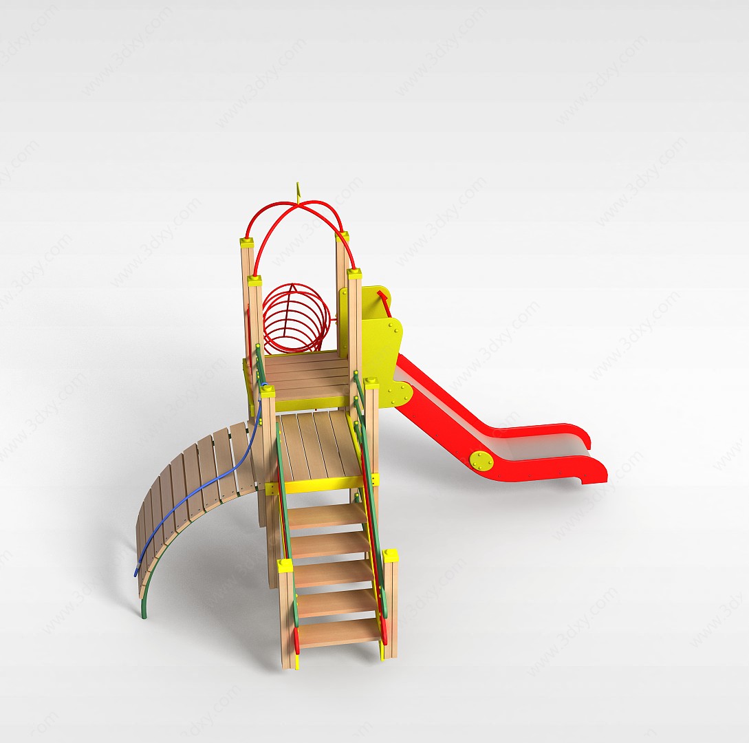 儿童游乐设施3D模型