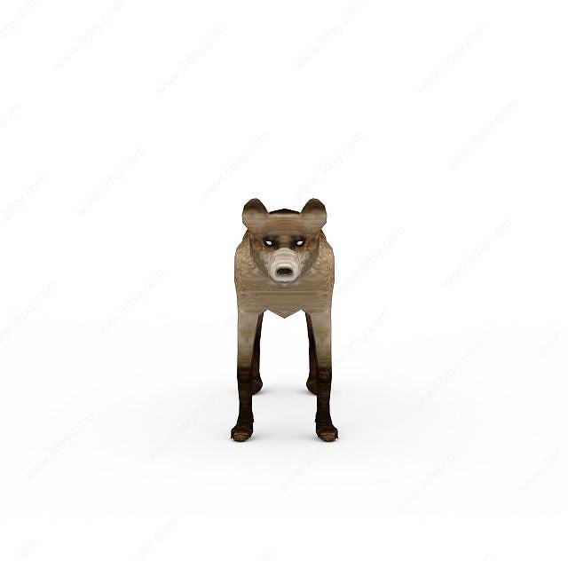 斑鬣狗3D模型
