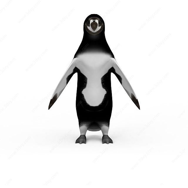 企鹅3D模型