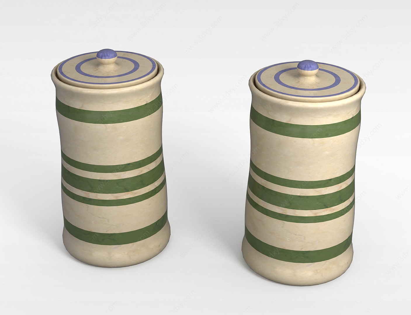 木质调味桶3D模型
