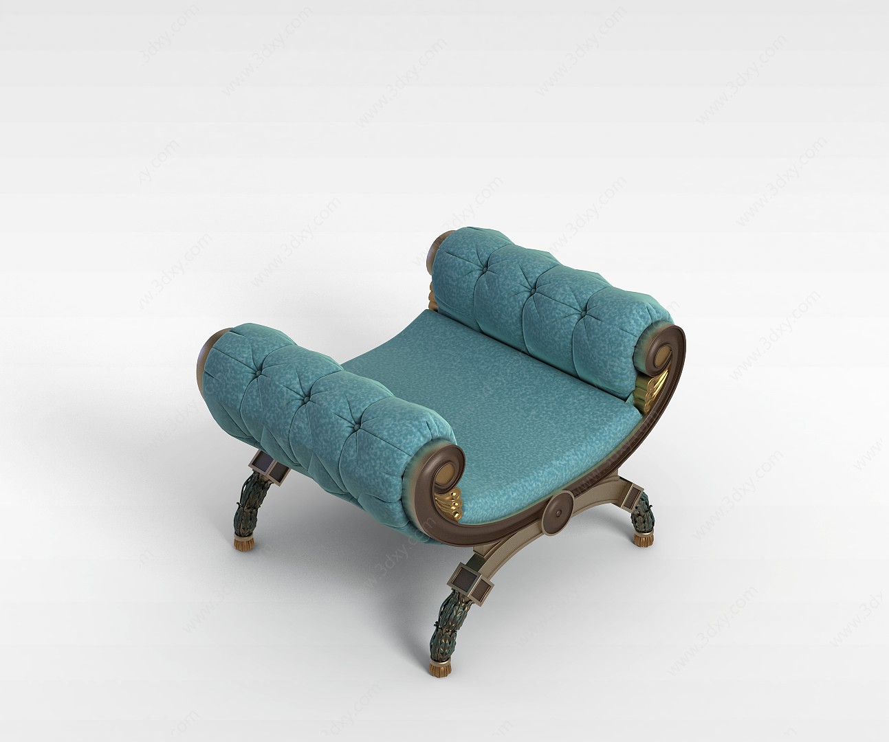俄罗斯古典沙发3D模型