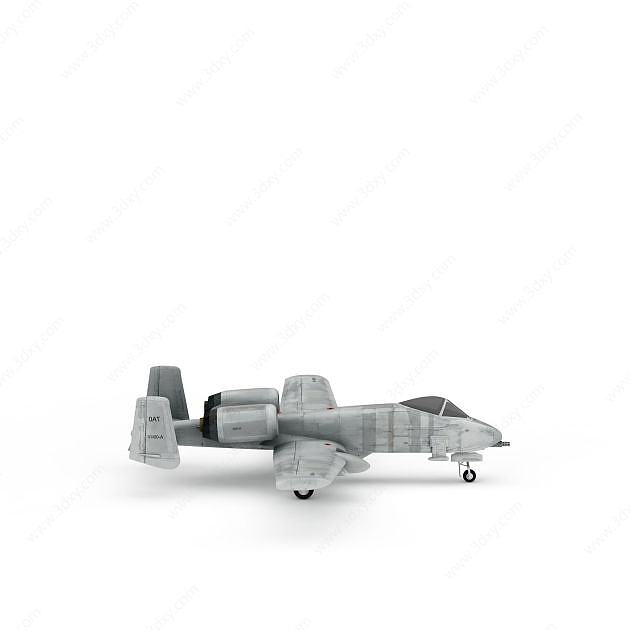A-10攻击机3D模型