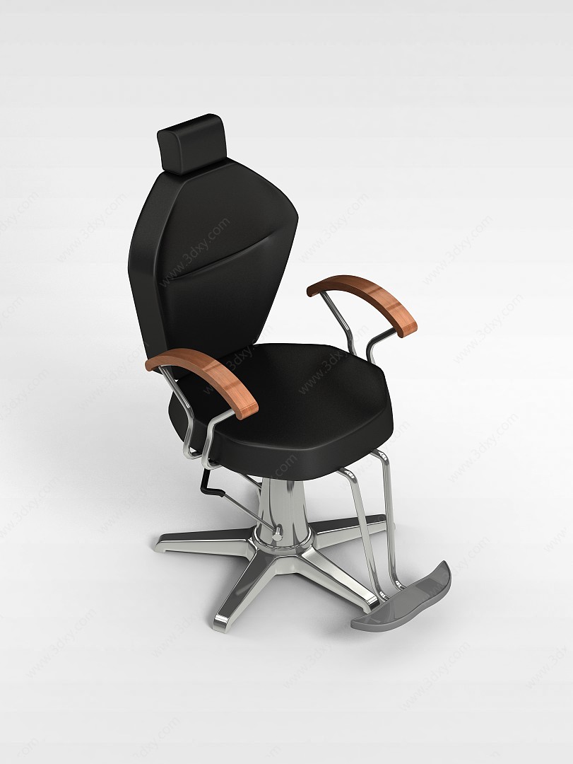 理发店升降椅3D模型