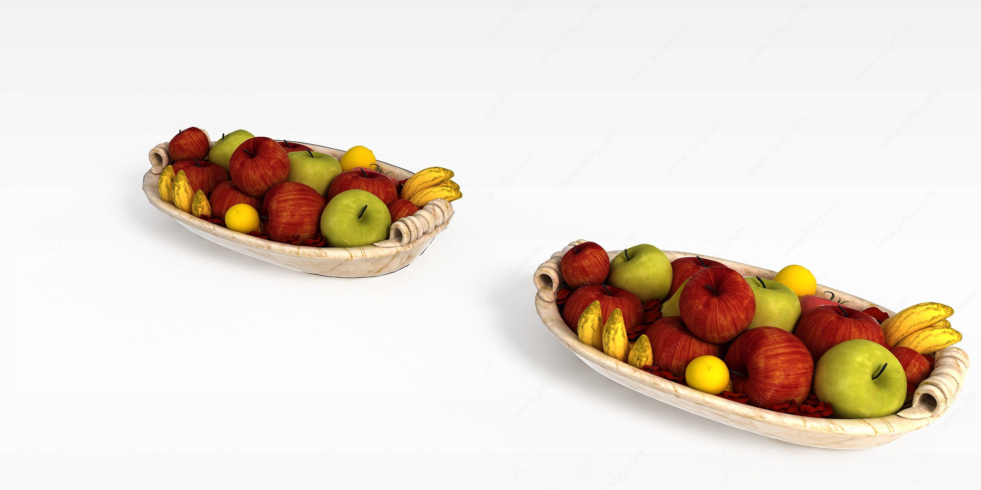水果拼盘3D模型