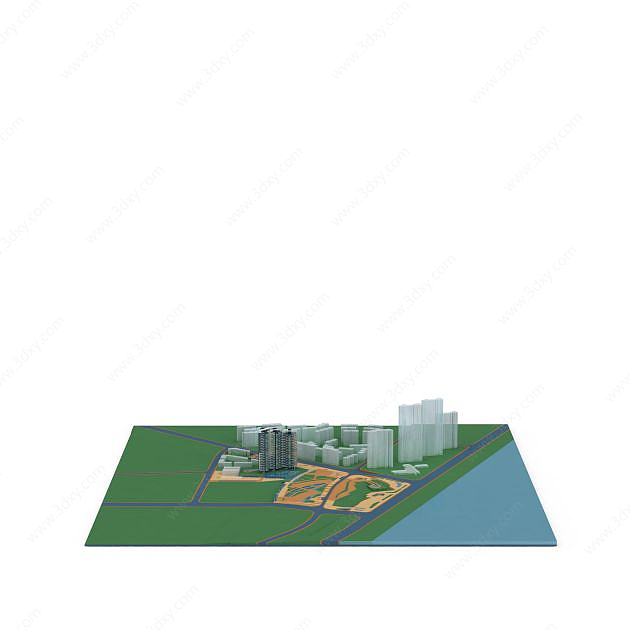 建筑规划图3D模型